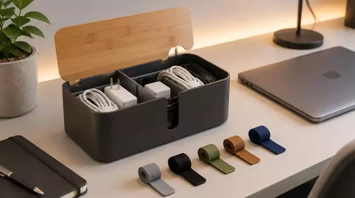 Simple Cable and Charger Organization