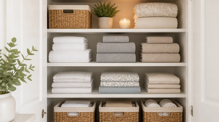 Effortless Linen Closet Organization